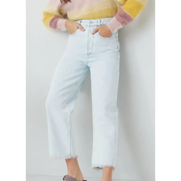 Isabel Marant Etoile Laliskasr Jeans Light Blue Size 38 NWT